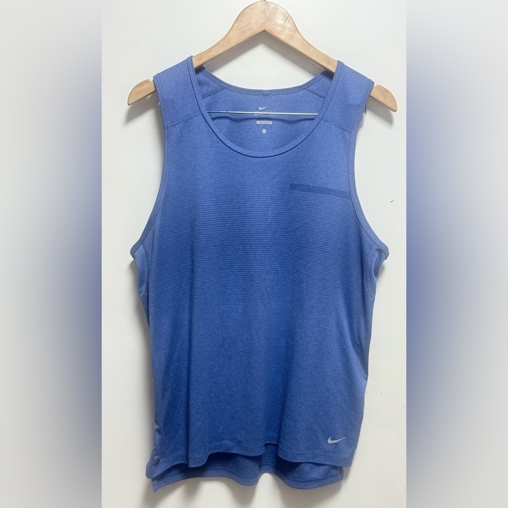 Nike Men's Blue Tank Top Size L